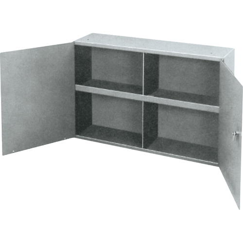 Armoires utilitaires, Acier, 2 Tablettes, 22-1/4" h x 33-3/4" la x 8-1/2" P, Gris Distribution Jean Lapalme