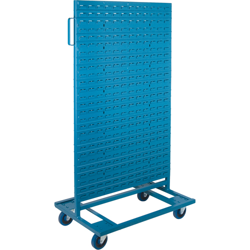 Supports mobiles pour contenants - &agrave; deux c&ocirc;t&eacute;s, 0 bacs, 36" la x 24" p x 67-1/2" h Distribution Jean Lapalme