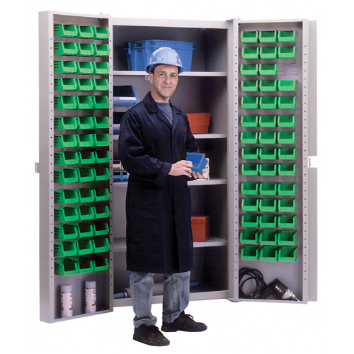 Armoire &agrave; combinaison avec porte creuse, 38" la x 24" p x 72" h, 4 tablettes Distribution Jean Lapalme