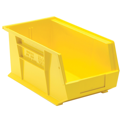 Ultra Stack & Hang Bin, 8-1/4" W x 7" H x 14-3/4" D, Yellow Distribution Jean Lapalme