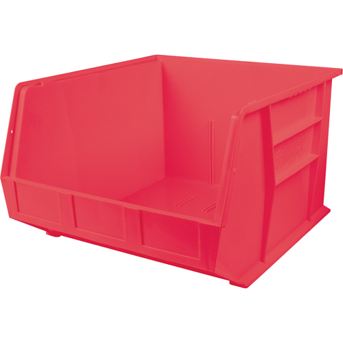 Bacs ultra empilable & suspendable, 16-1/2" la, 11" h x 18" p, Rouge Distribution Jean Lapalme