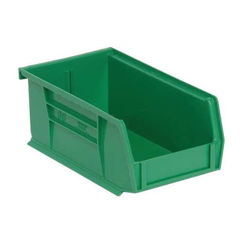 Bacs ultra empilable & suspendable, 4-1/8" la, 3" h x 7-3/8" p, Vert Distribution Jean Lapalme