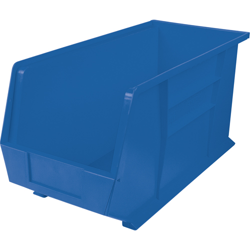 Ultra Stack & Hang Bin, 8-1/4" W x 9" H x 18" D, Blue Distribution Jean Lapalme