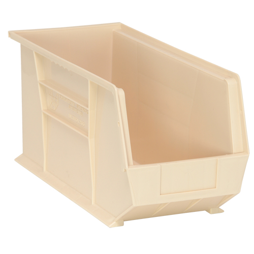 Ultra Stack & Hang Bin, 8-1/4" W x 9" H x 18" D, Ivory Distribution Jean Lapalme