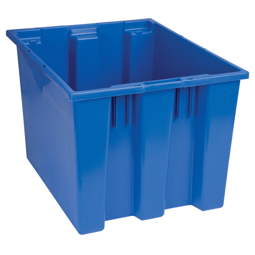 Contenants Stack & Nest, 13" x 19,5" x 15,5", Bleu Distribution Jean Lapalme