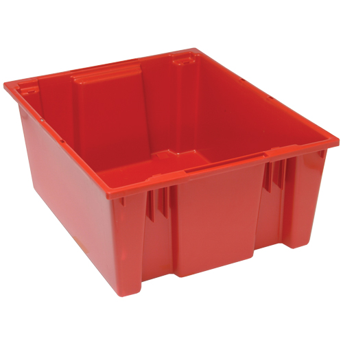 Stack & Nest Totes, 10" x 23.5" x 19.5", Red Distribution Jean Lapalme