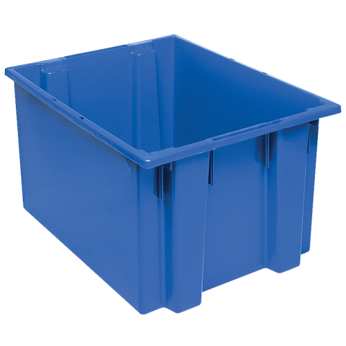 Contenants Stack & Nest, 13" x 23,5" x 19,5", Bleu Distribution Jean Lapalme
