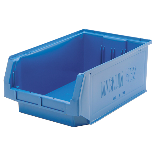 Giant Stacking Containers, 12.375" W x 19.75" D x 7.875" H, Blue Distribution Jean Lapalme