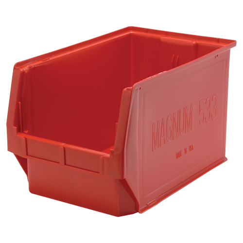 Contenants g&eacute;ants empilables, 18,375" la x 19,75" p x 11,875" h, Bleu Distribution Jean Lapalme