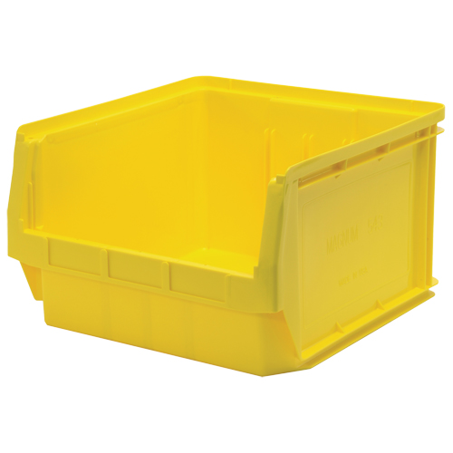 Contenants g&eacute;ants empilables, 18,375" la x 19,75" p x 11,875" h, Jaune Distribution Jean Lapalme