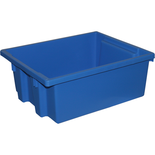 Stack-N-Nest&reg; Storage Bins, 6" x 15.25" x 12.25", Blue Distribution Jean Lapalme