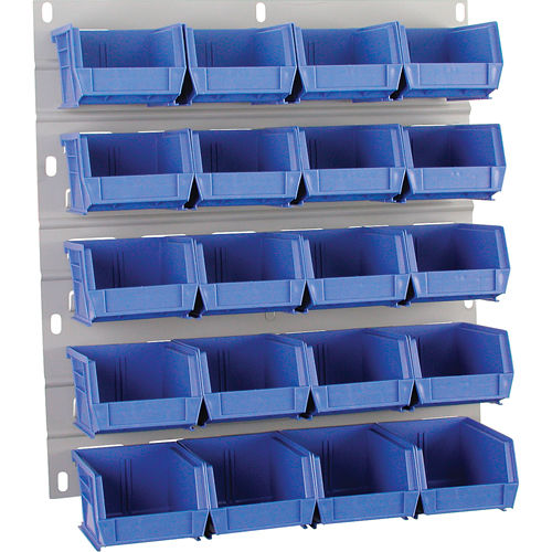Panneau &agrave; suspendre, 20 bacs, 18" la x 1" p x 19" h Distribution Jean Lapalme