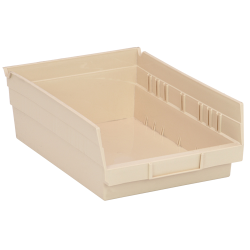 Bac pour &eacute;tag&egrave;re &eacute;conomique, 8-3/8" la, 4" h x 11-5/8" p, Ivoire Distribution Jean Lapalme