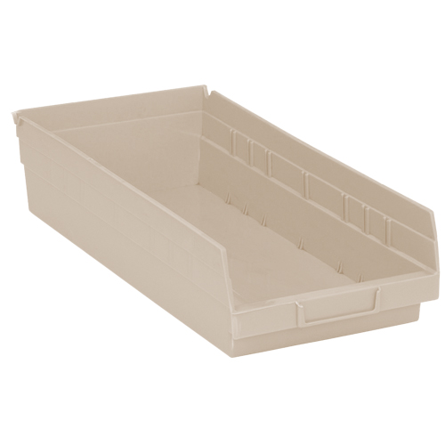 Bac pour &eacute;tag&egrave;re &eacute;conomique, 8-3/8" la, 4" h x 17-7/8" p, Ivoire Distribution Jean Lapalme