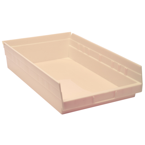 Bac pour &eacute;tag&egrave;re &eacute;conomique, 11-1/8" la, 4" h x 17-7/8" p, Ivoire Distribution Jean Lapalme