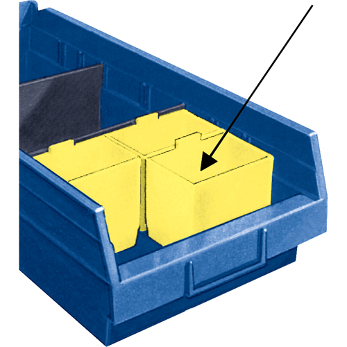 Bacs de rangement pour tablettes - Compartiments Distribution Jean Lapalme