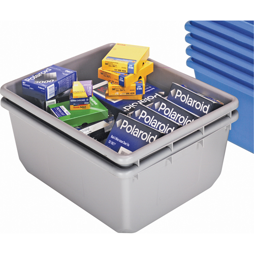 QuanTub Nesting Totes, 19" W x 24-1/2" D x 9.5" H, Grey Distribution Jean Lapalme