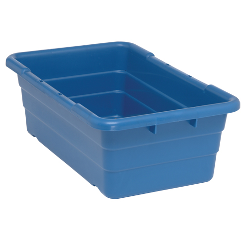 Cross Stack Bins, 16" W x 25.125" D x 8.5" H, Blue Distribution Jean Lapalme