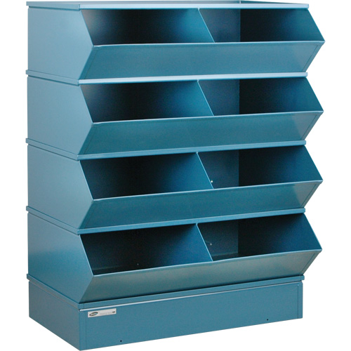 Pre-Engineered Sectional Systems, 5000 lbs. Cap., 37" W x 24" D x 44" H, Blue Distribution Jean Lapalme