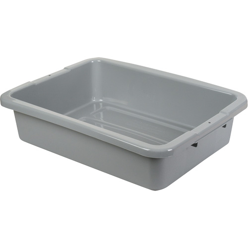 Bus/Utility Boxes - Grey, 5" H x 15" D x 20" L, Plastic, Grey Distribution Jean Lapalme