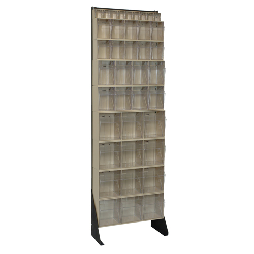 Support pour bacs basculants, 23-5/8" la x 8" p x 75" h, 36 tiroirs Distribution Jean Lapalme