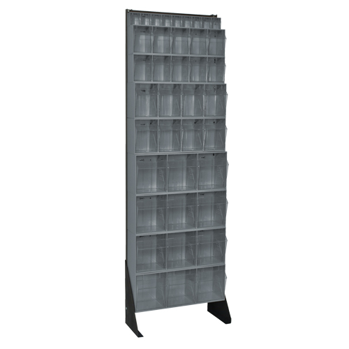 Support pour bacs basculants, 23-5/8" la x 8" p x 75" h, 36 tiroirs Distribution Jean Lapalme