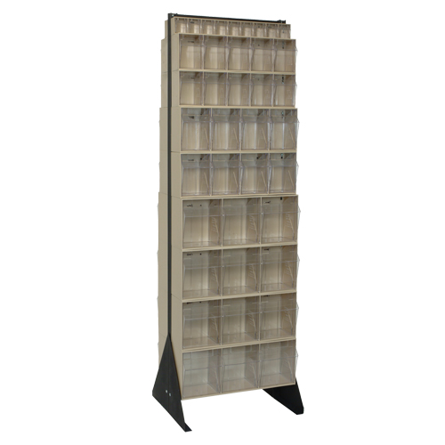 Tip-Out Bins Stand, 23-5/8" W x 16" D x 75" H, 72 Drawers Distribution Jean Lapalme