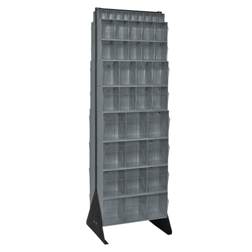Support pour bacs basculants, 23-5/8" la x 16" p x 75" h, 72 tiroirs Distribution Jean Lapalme
