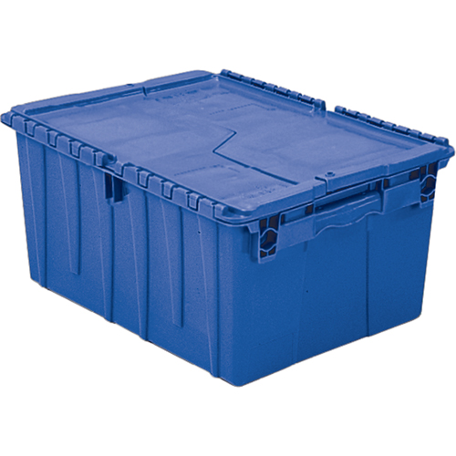 Contenants de distribution Flipak en plastique poly&eacute;thyl&egrave;ne (PE), 11,8" x 9,8" x 7,7", Bleu Distribution Jean Lapalme