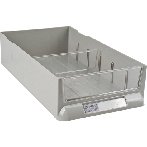 Replacement Drawer for KPC-100 Parts Cabinets, Plastic, 6-3/8" W x 11-3/10" D x 2-11/16" H, Grey Distribution Jean Lapalme