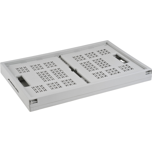 Bac repliable, 21" lo x 14" la x 10,5" h, Gris Distribution Jean Lapalme