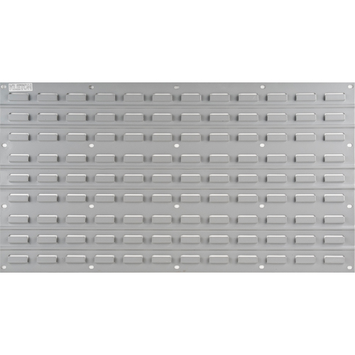 Panneau perfor&eacute; en m&eacute;tal pour bacs, 32 bacs, 36" la x 1/8" p x 19" h Distribution Jean Lapalme