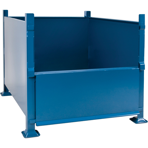 Bulk Stacking Containers, 30" H x 40.5" W x 48.5" D, 3500 lbs. Capacity Distribution Jean Lapalme