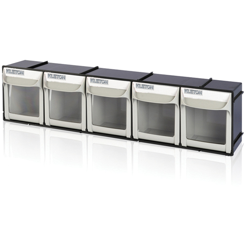 Heavy-Duty Tilt Bin, 23-1/2" W x 4" D x 5-7/8" H, 5 Drawers Distribution Jean Lapalme