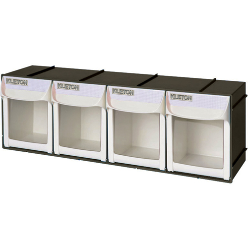 Bac basculant robuste, 23-1/2" la x 5-1/2" p x 7-7/8" h, 4 tiroirs Distribution Jean Lapalme