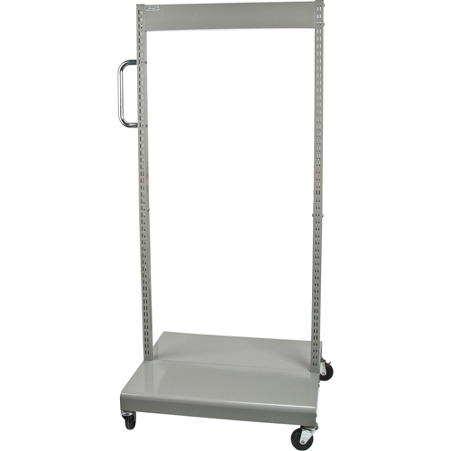 Servante mobile de bacs &agrave; plateaux inclinables - chariot seulement, &agrave; deux c&ocirc;t&eacute;s, 26-1/4" la x 22" p x 57-1/2" h Distribution Jean Lapalme
