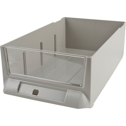 Replacement Drawer for KPC-200 Parts Cabinets, Plastic, 5-3/8" W x 9-13/16" D x 3-3/10" H, Grey Distribution Jean Lapalme