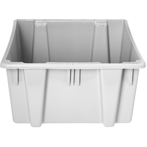 Stack & Nest Palletote Box, 13" x 15.5" x 19.5", Grey Distribution Jean Lapalme