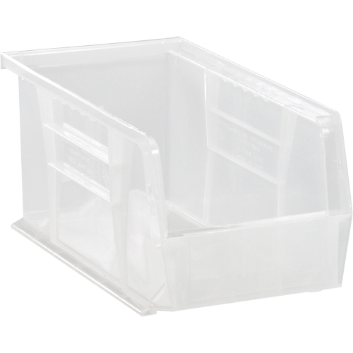 Bac transparent ultra empilable & suspendable, 4-1/8" la, 4" h x 10-7/8" p, Transparent Distribution Jean Lapalme