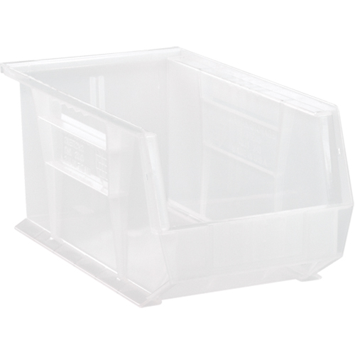 Clear-View Ultra Stack & Hang Bin, 8-1/4" W x 7" H x 14-3/4" D, Clear Distribution Jean Lapalme