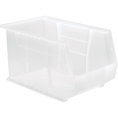 Clear-View Ultra Stack & Hang Bin, 8-1/4" W x 8" H x 13-5/8" D, Clear Distribution Jean Lapalme
