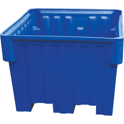 Nesting Forklift Bin, 42" W x 48" D x 30" H, Blue Distribution Jean Lapalme