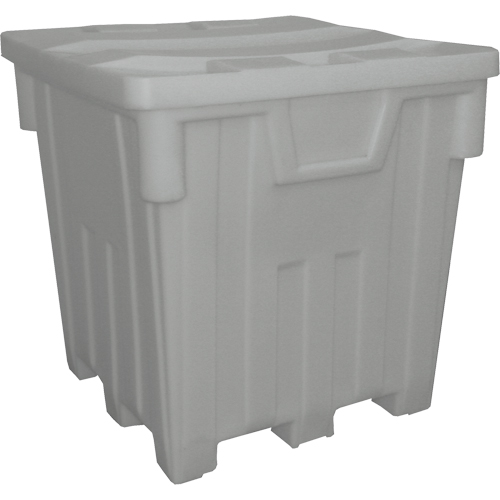 Bacs emboîtables, 44" la x 44" p x 46" h, Gris Distribution Jean Lapalme