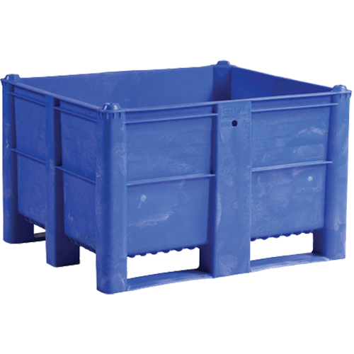 Conteneur pour palettes, 40"/47,25" p x 48"/39,4" la x 29"/29,1" h, Capacit&eacute; 1543 lb/2650 lb, Bleu Distribution Jean Lapalme