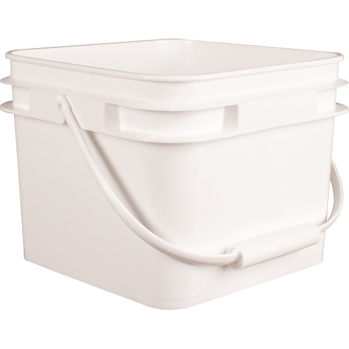 Square Pail, Plastic, 2.1 gal. Distribution Jean Lapalme