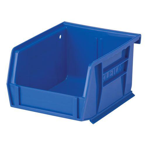 Bac empilable & &agrave; suspendre, 4-1/8" la, 3" h x 5-3/8" p, Bleu Distribution Jean Lapalme
