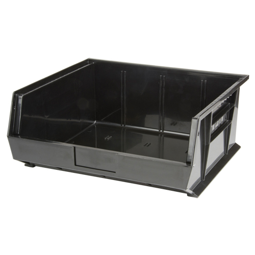 Stack & Hang Bin, 16-1/2" W x 7" H x 14-3/4" D, Black Distribution Jean Lapalme
