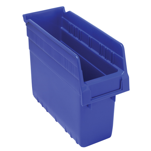 Bacs pour &eacute;tag&egrave;re Store-Max, 4-3/8" la x 8" H x 11-5/8" p, Bleu, Capacit&eacute; 44 lb Distribution Jean Lapalme
