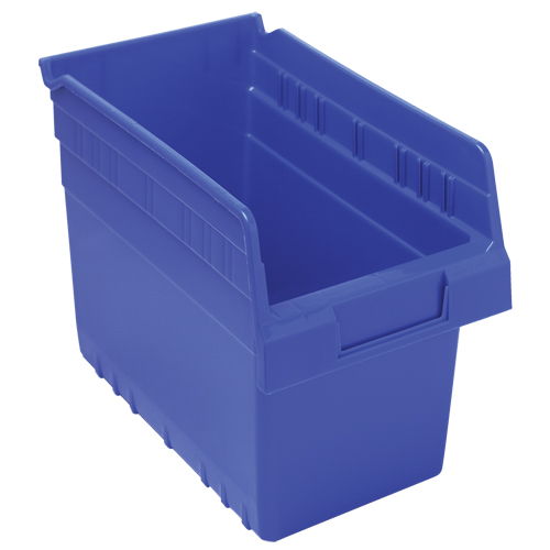 Bacs pour &eacute;tag&egrave;re Store-Max, 6-5/8" la x 8" H x 11-5/8" p, Bleu, Capacit&eacute; 44 lb Distribution Jean Lapalme
