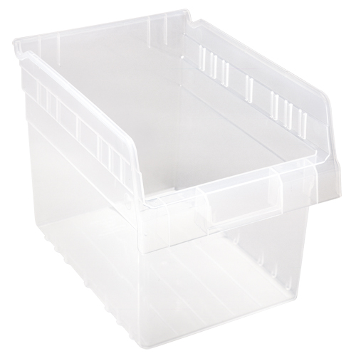 Bacs pour &eacute;tag&egrave;re Store-Max, 8-3/8" la x 8" H x 11-5/8" p, Transparent, Capacit&eacute; 44 lb Distribution Jean Lapalme
